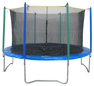 Батут с сеткой "Trampoline" "Jun" диаметр 300см