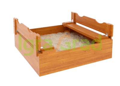 Деревянная песочница "Ладушки"