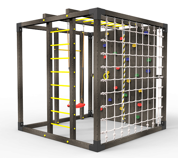 картинка Детская площадка Куб " Black" от магазина Лазалка