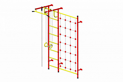 Детский спортивный комплекс ДСК "Пионер-С3С"  красно-жёлтый ПВХ