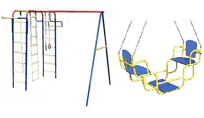 Детский спортивный комплекс для дачи Пионер "Дачный мини" (Дуэт)