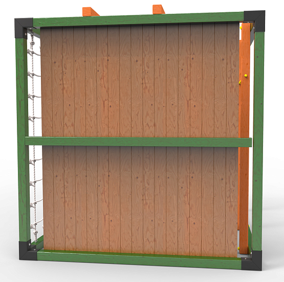 картинка Детская площадка Куб "Вега" с горкой от магазина Лазалка