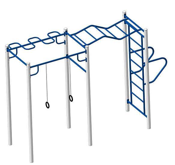 картинка Площадка Пионер Workout №4 от магазина Лазалка