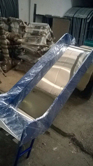 картинка Горка дворовая "Пионер" скат (3 метра) из нержавеющей стали  ГН-101.300.00 (ГОСТ) от магазина Лазалка