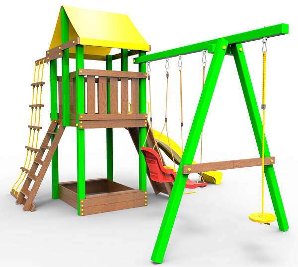 Детская игровая площадка Пикник  "Элит" (зеленый)