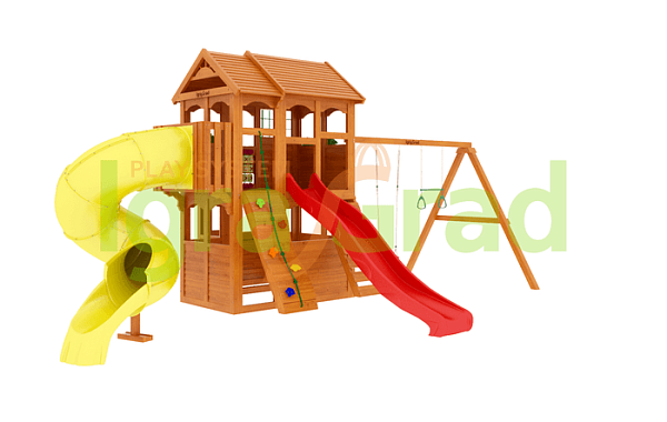 картинка Детская площадка IgraGrad "Клубный домик 3 с трубой от магазина Лазалка