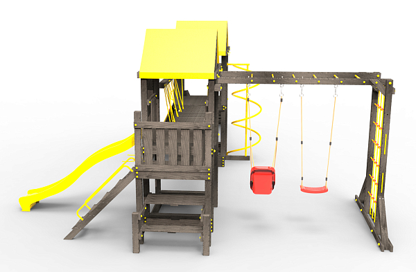 картинка Детская площадка Пикник "Black" Кракен AllSeasons от магазина Лазалка