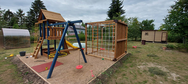 картинка Детская площадка Куб " Оптимус" от магазина Лазалка