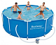 картинка Каркасный бассейн 305х100см, 6148л, фильтр-насос 1249 л/ч, Bestway, 56334 BW от магазина Лазалка