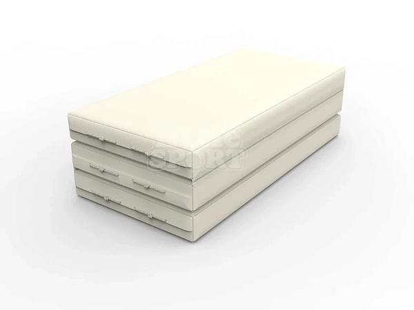 картинка Мат кожзам LittleSport (100х150х10см) складной бежевый от магазина Лазалка