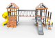 картинка Детская площадка Пикник "Ультра А " Кракен с винтовой трубой от магазина Лазалка