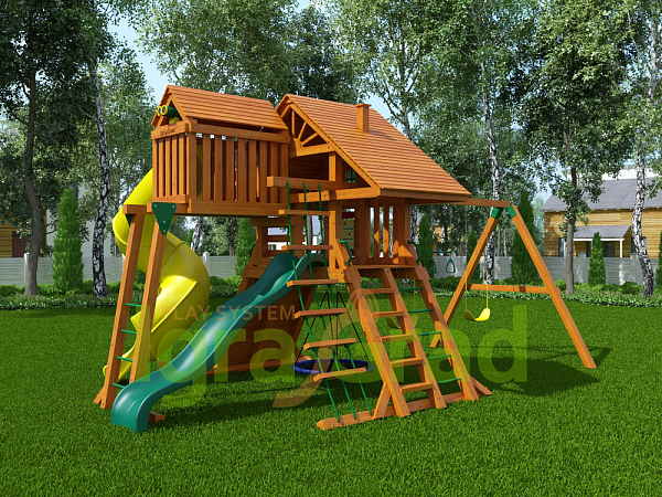 картинка Детская площадка IgraGrad "Крепость Фани Deluxe" 2 от магазина Лазалка