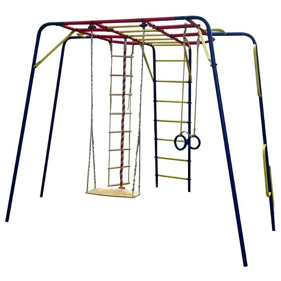 картинка Детский спортивный комплекс для дачи Пионер "Призма" от магазина Лазалка