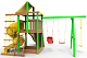 картинка Детская игровая площадка Пикник  "Элит" с винтовой трубой (зеленый) от магазина Лазалка