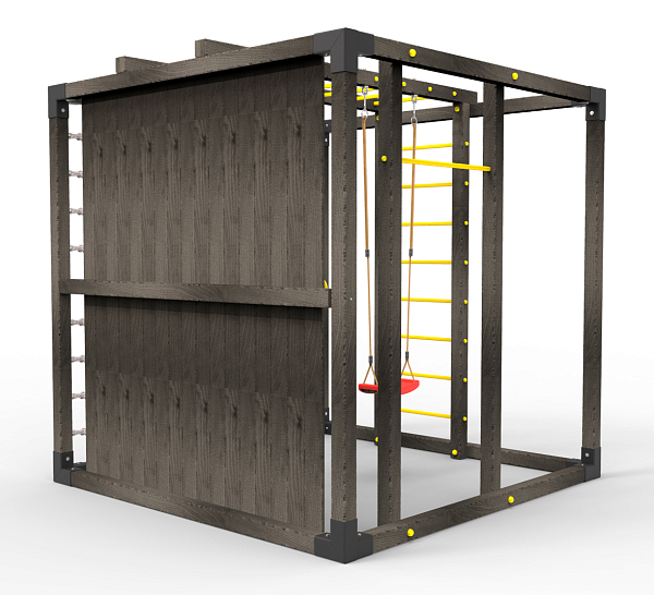 картинка Детская площадка Куб " Black" от магазина Лазалка