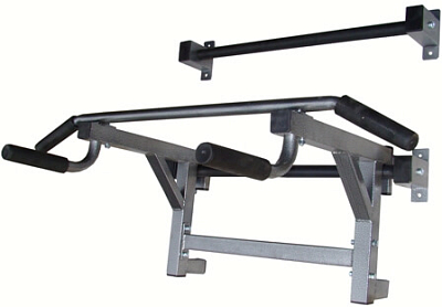 Турник-брусья PRO настенный с 2-мя перекладинами PlaStep