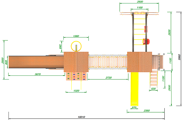 картинка Детская площадка Пикник "Ультра А" Кракен AllSeasons от магазина Лазалка