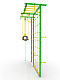Шведская стенка Роки с рукоходом ( зеленый)