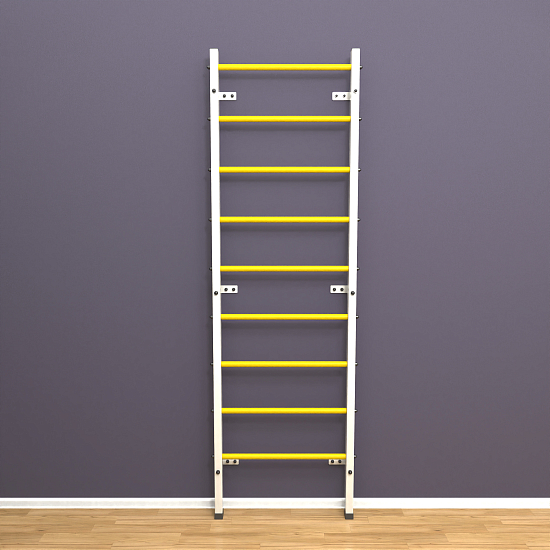 картинка Шведская стенка "LittleSport" (белый*желтый) от магазина Лазалка