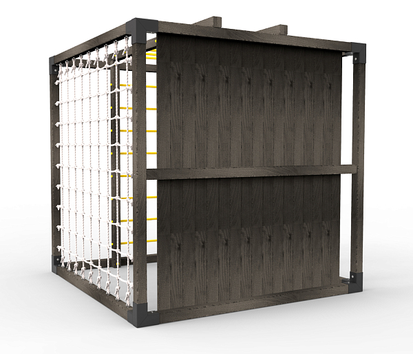 картинка Детская площадка Куб " Black" от магазина Лазалка