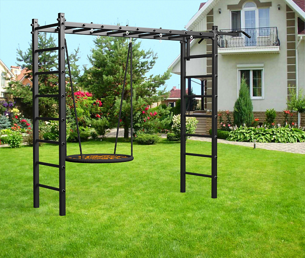 картинка Уличная шведская стенка Sv Sport рукоход У521.2 (Турник/Гнездо 115см) от магазина Лазалка