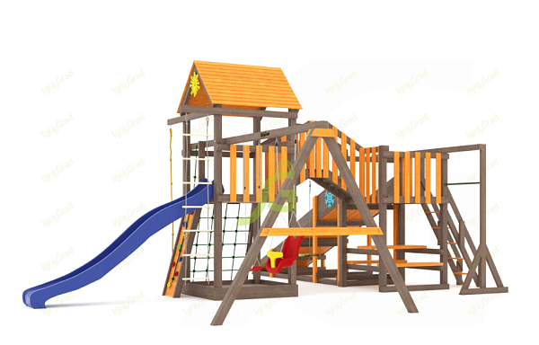 картинка Всесезонная площадка IgraGrad С Мостик 1 SF2 от магазина Лазалка