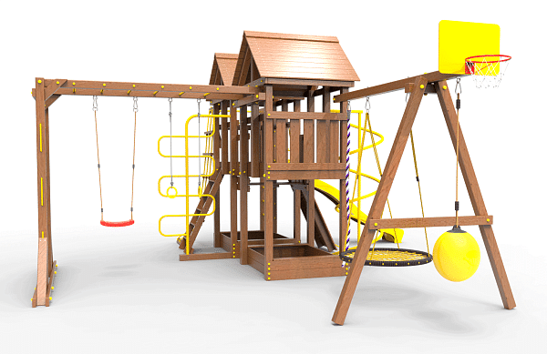 картинка Детская площадка Пикник "Оптимус Д" Пацифик от магазина Лазалка