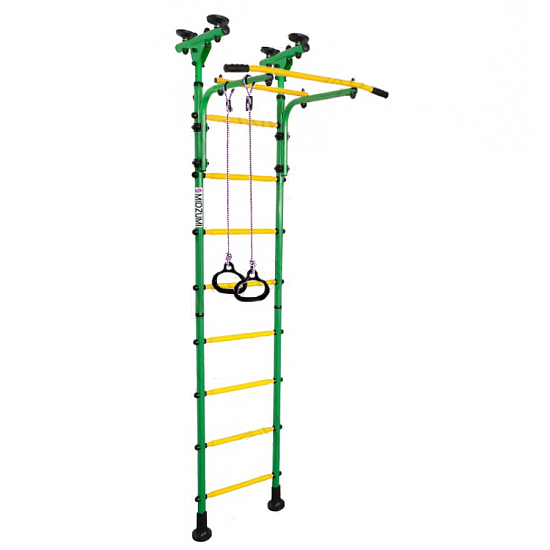 Шведская стенка Midzumi Ringu ( зеленый - желтый )