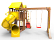 картинка Детская площадка Пикник "Оптимус" Пацифик Light с винтовой трубой от магазина Лазалка
