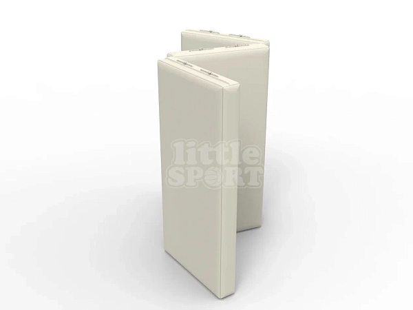 картинка Мат кожзам LittleSport (100х150х10см) складной бежевый от магазина Лазалка