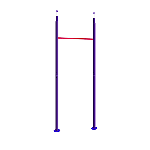 Турник Вертикаль на стойках