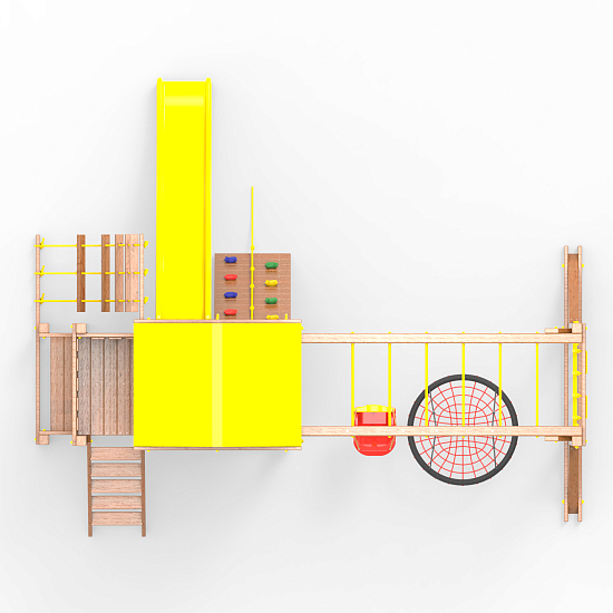 картинка Детская площадка Пикник «Оптимус» Макси Руфер с гнездом от магазина Лазалка