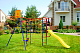 картинка Детский спортивный комплекс для дачи  "Пионер Шапито" ЦК2м  с сетью и горкой 1,7 от магазина Лазалка