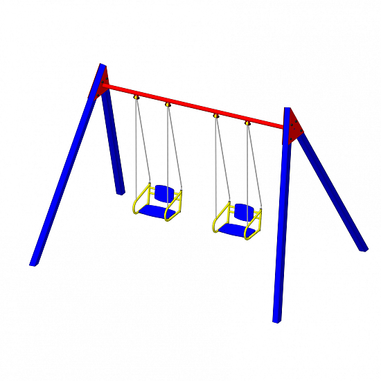 картинка Качели Пионер Дворовые 2м ЦК2УВ КД-2.002.01 от магазина Лазалка