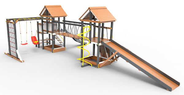 картинка Детская площадка Пикник "Ультра А" Кракен AllSeasons от магазина Лазалка