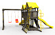 картинка Детская площадка Пикник "Black" Пацифик Light с винтовой трубой от магазина Лазалка