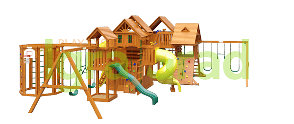 картинка Детская площадка IgraGrad "Великан Deluxe" от магазина Лазалка