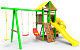 картинка Детская игровая площадка Пикник  "Элит" с винтовой трубой (зеленый) от магазина Лазалка
