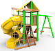 картинка Детская игровая площадка Пикник  "Элит" с винтовой трубой (зеленый) от магазина Лазалка