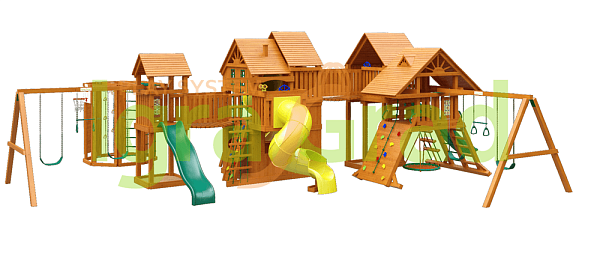 картинка Детская площадка IgraGrad "Великан Deluxe" от магазина Лазалка