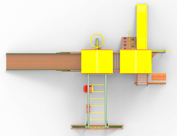 картинка Детская площадка Пикник "Вега" Пацифик Light AllSeasons от магазина Лазалка