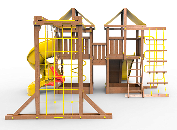 картинка Детская площадка Пикник "Оптимус" Пацифик Light с винтовой трубой от магазина Лазалка