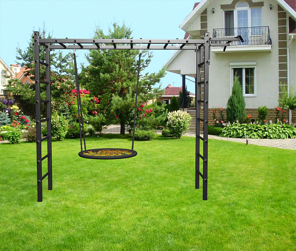 картинка Уличная шведская стенка Sv Sport рукоход У521.2 (Турник/Гнездо 115см) от магазина Лазалка