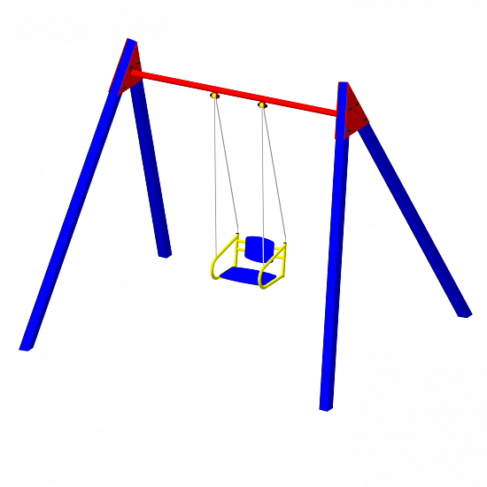картинка Качели Пионер Дворовые 1м ЦК2УВ КД-1.002.01 от магазина Лазалка