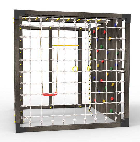 картинка Детская площадка Куб " Black" от магазина Лазалка