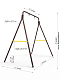 картинка Одиночные Качели  Rokids УДК-2.01 ( шоколад ) от магазина Лазалка