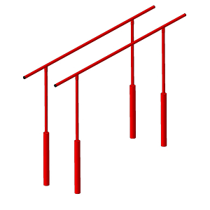 Брусья Пионер усиленные для спортивной площадки