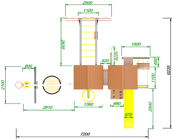 картинка Детская площадка Пикник "Ультра" Пацифик от магазина Лазалка